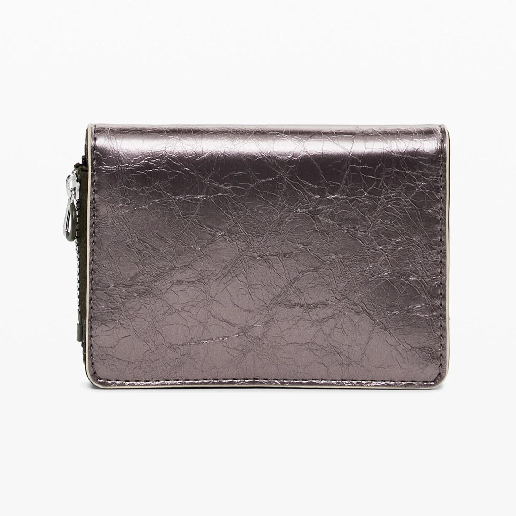 Desigual Portefeuille Finition Métallisée  