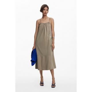 Desigual Abito Midi Ricamo Floreale  