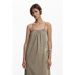 Desigual Abito Midi Ricamo Floreale  