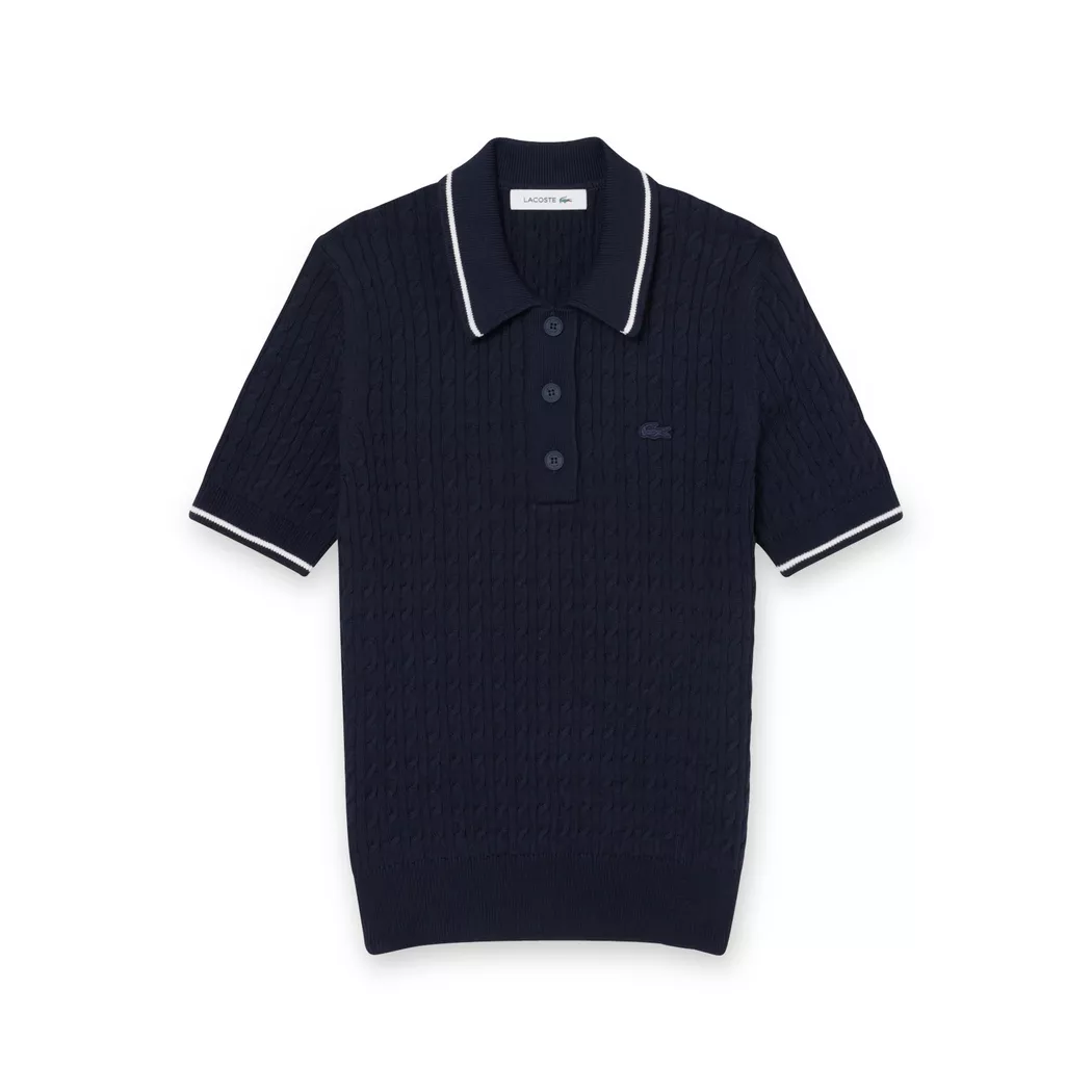 Lacoste - Polo - Taille 40 Bleu femme