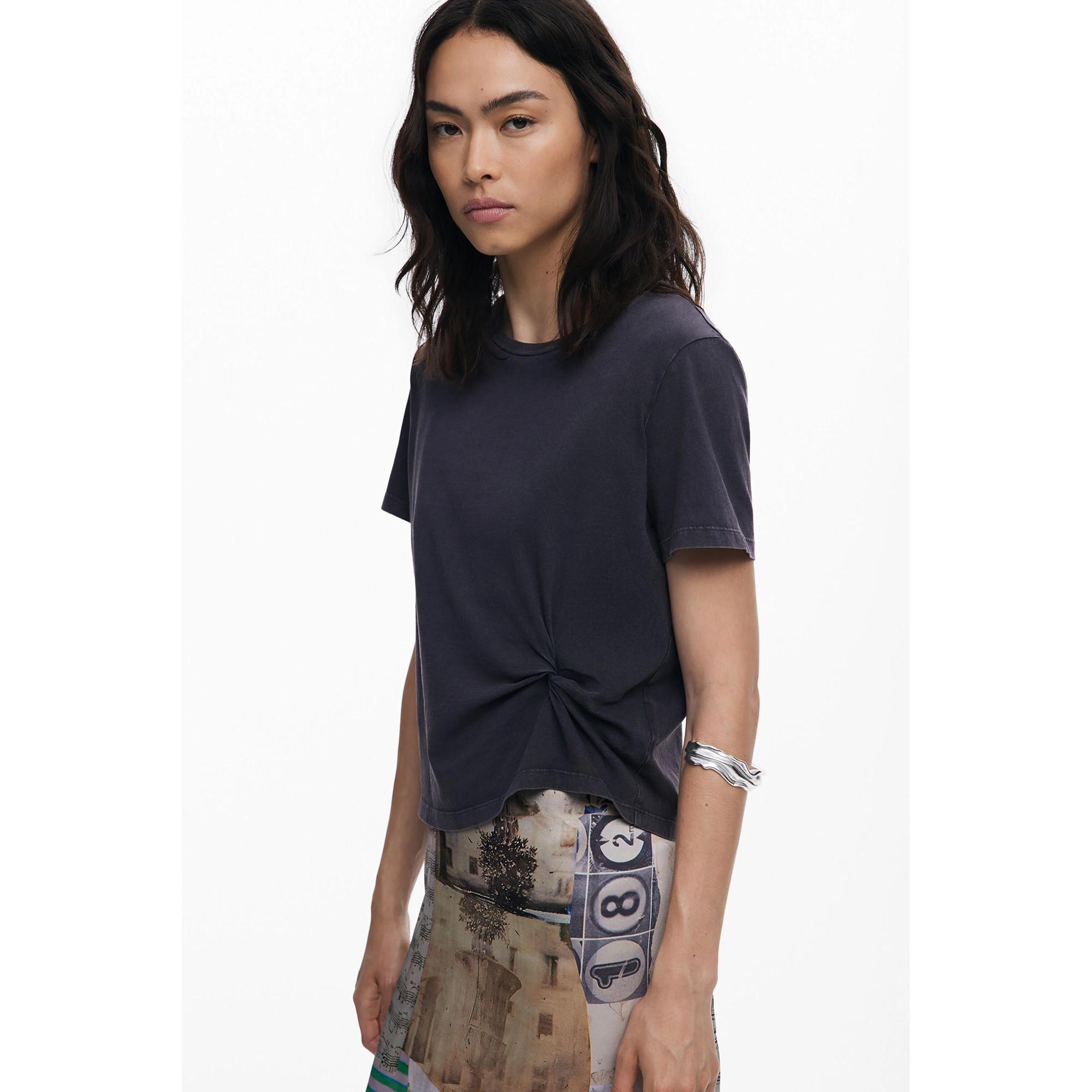Desigual Bedrucktes Midikleid mit Kurzarm-T-Shirt  
