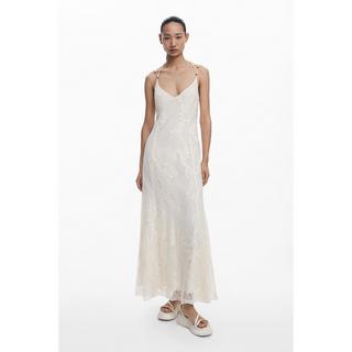 Desigual Vestito lungo con scollo a V e spalline sottili  