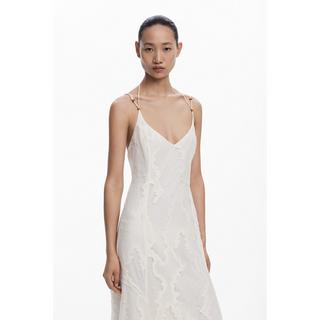 Desigual Vestito lungo con scollo a V e spalline sottili  