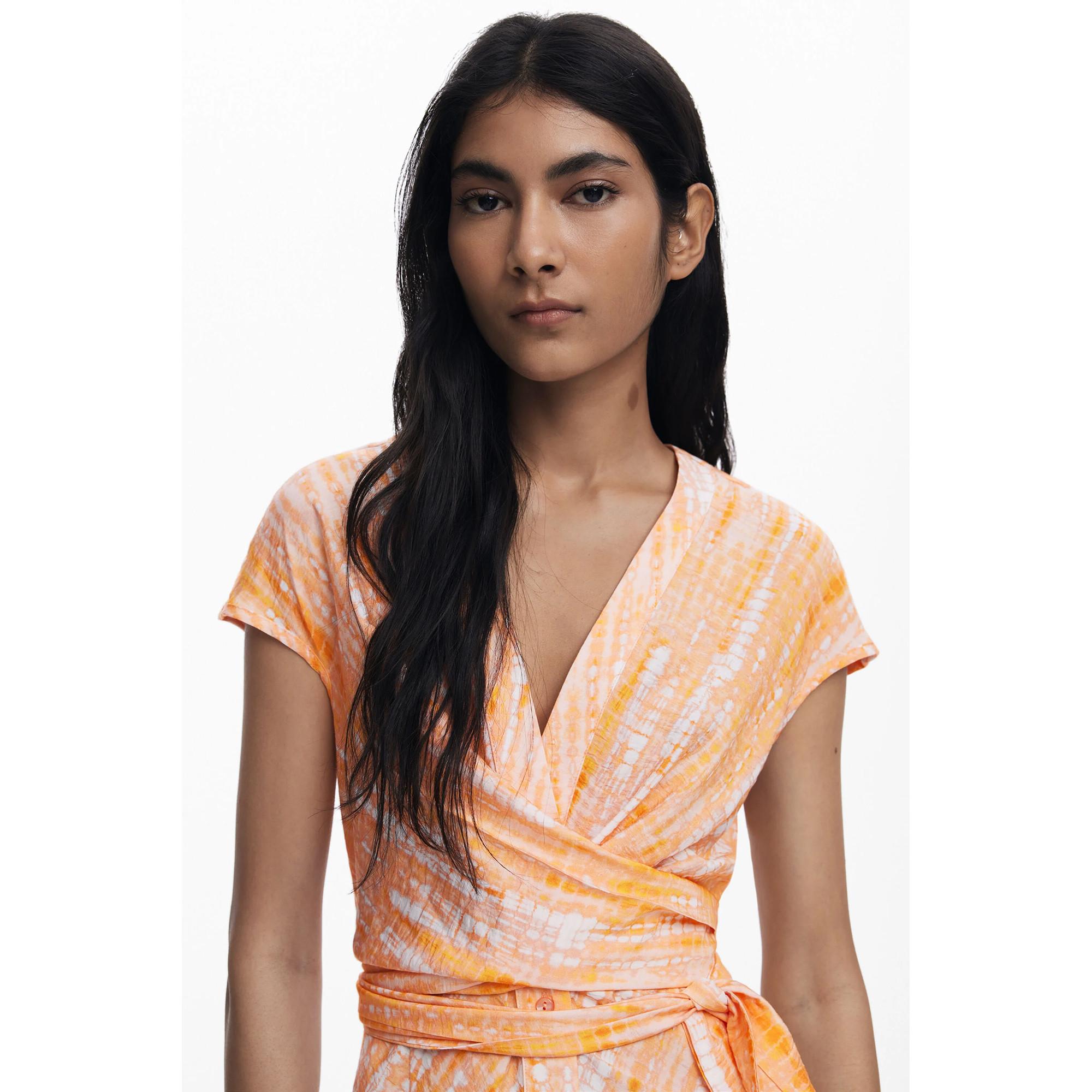 Desigual Mini Robe Col V  