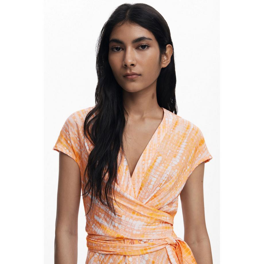 Desigual Mini Kleid V-Ausschnitt  