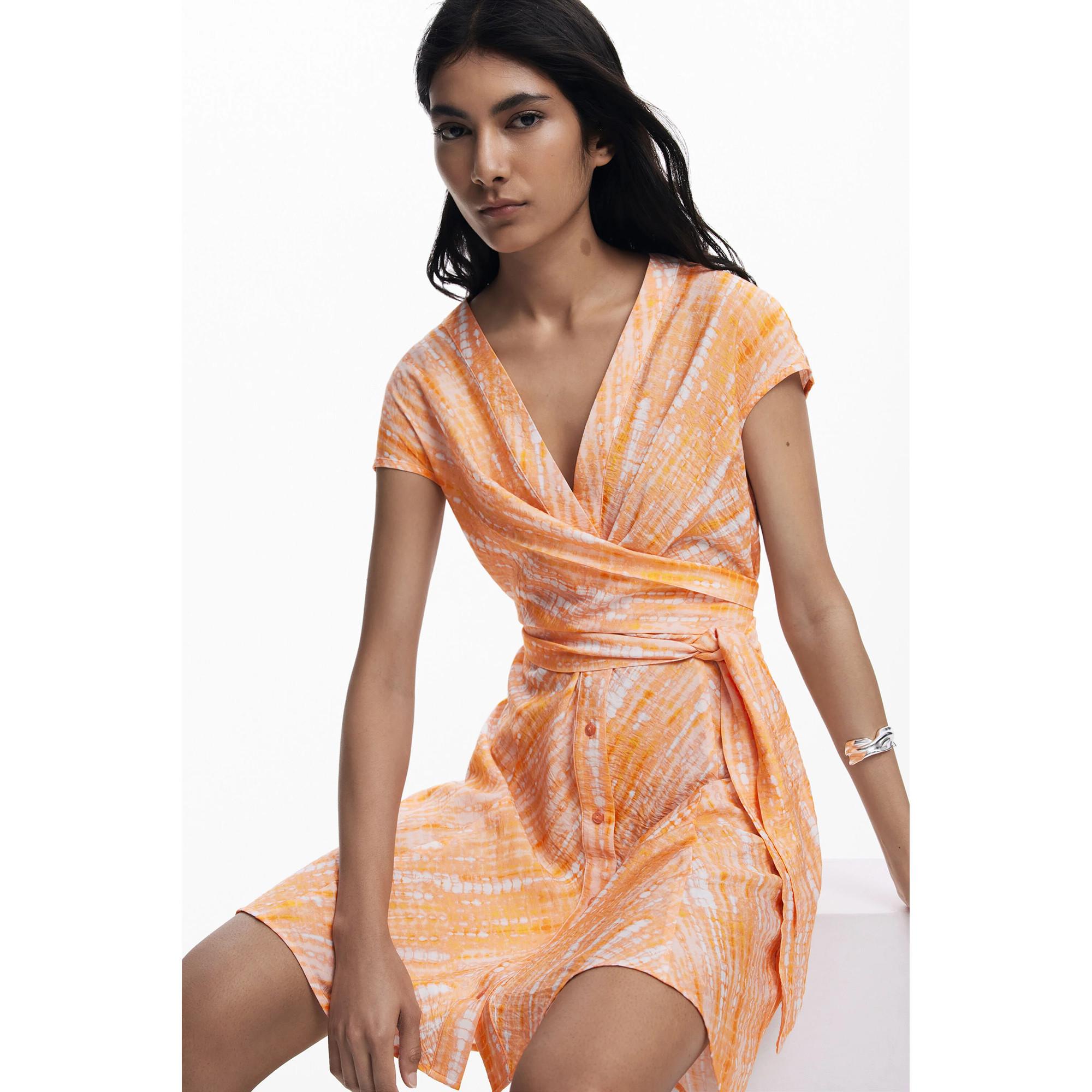 Desigual Mini Robe Col V  