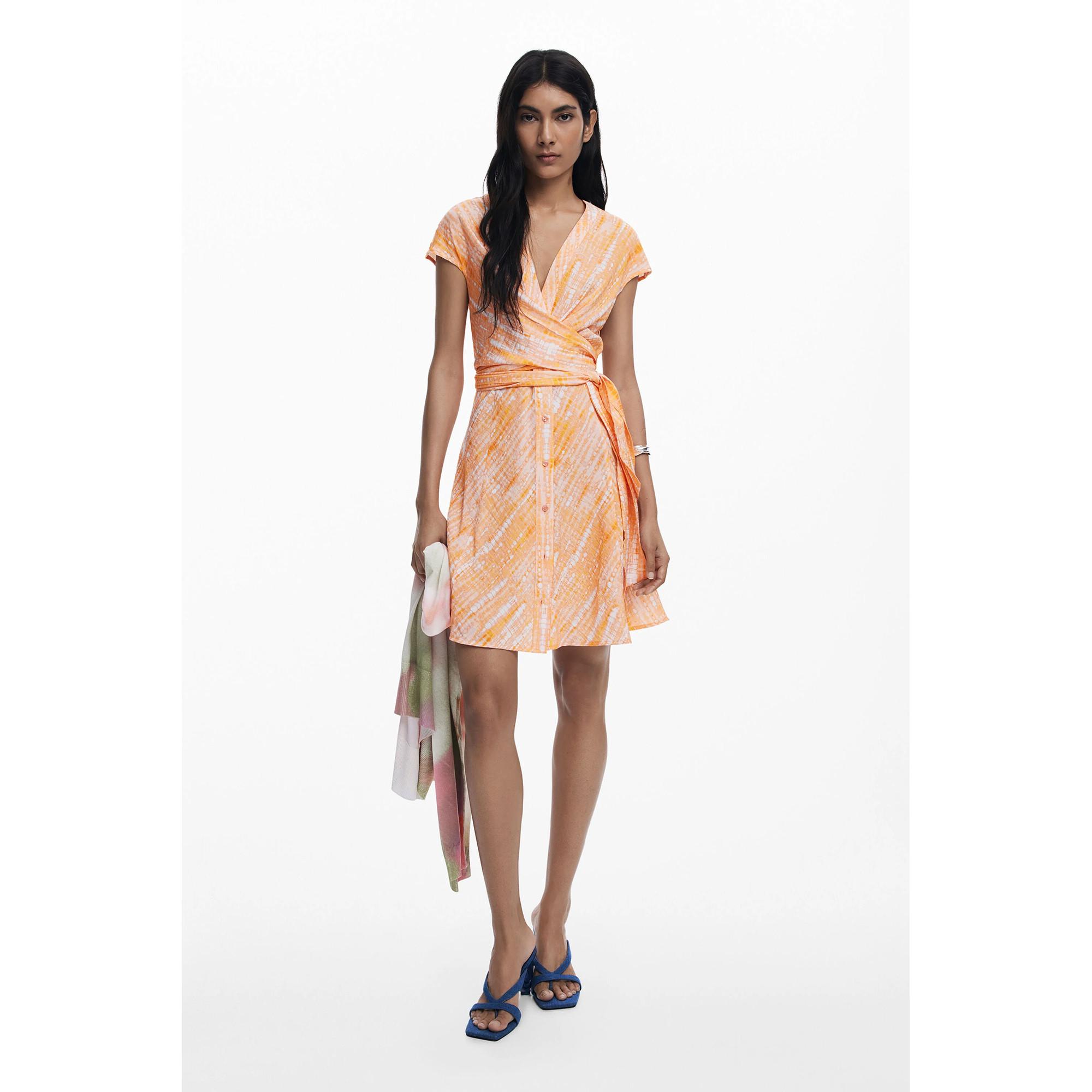 Desigual Mini Robe Col V  