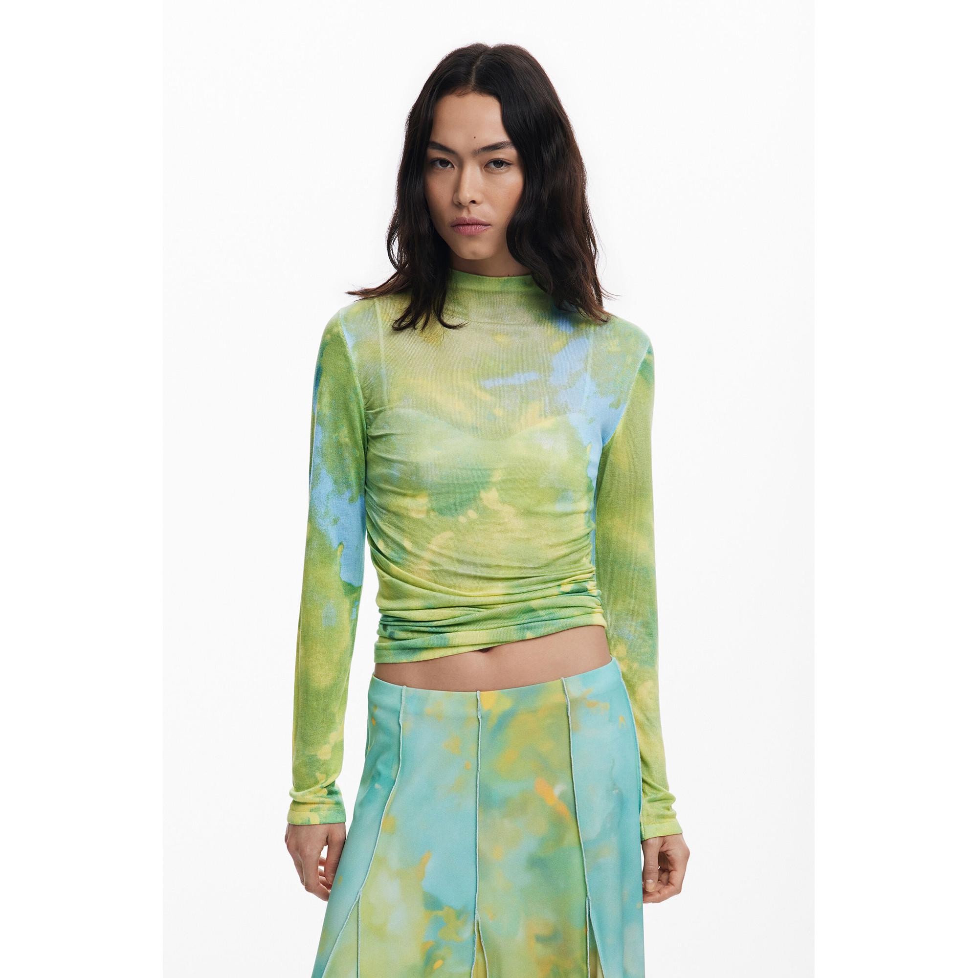 Desigual Bedruckte Langarmbluse  