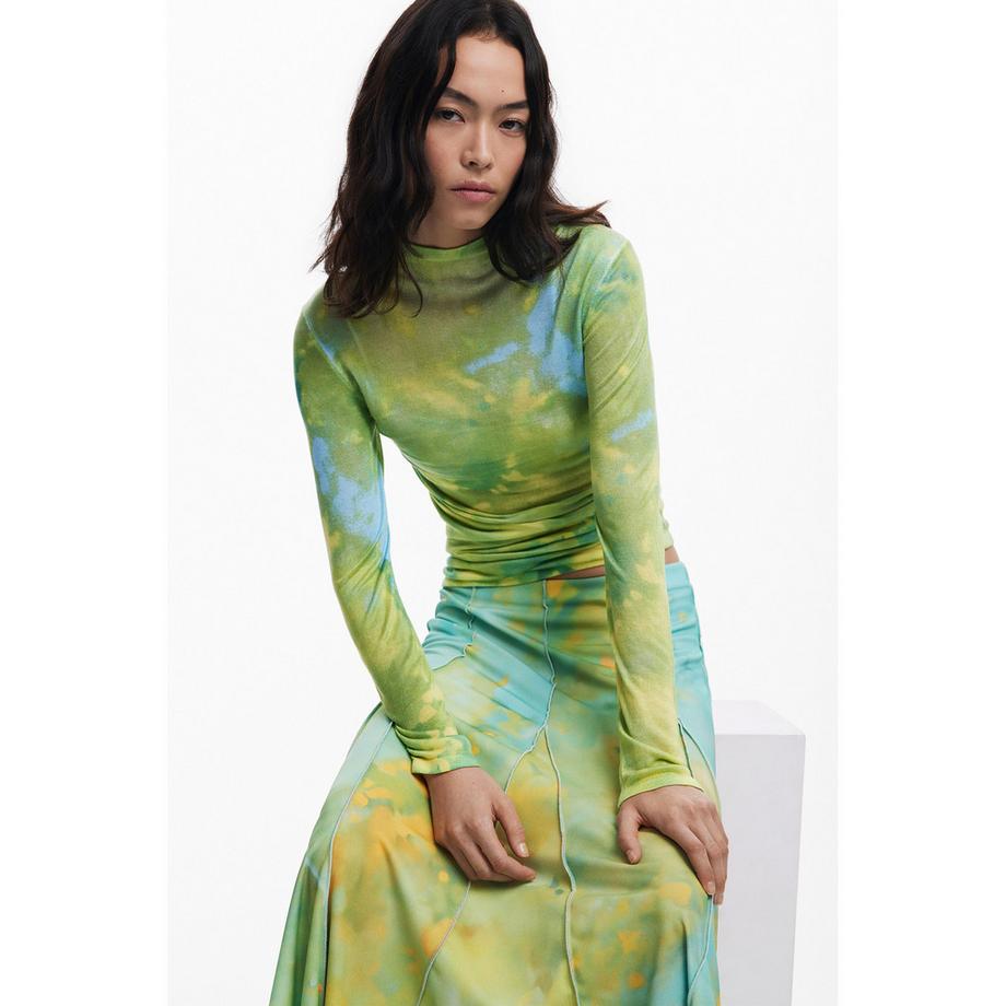 Desigual Bedruckte Langarmbluse  