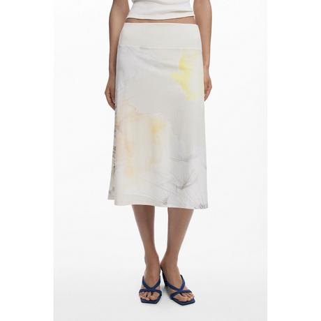 Desigual Bedruckter A-Linien Midirock  