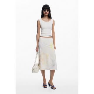 Desigual Bedruckter A-Linien Midirock  