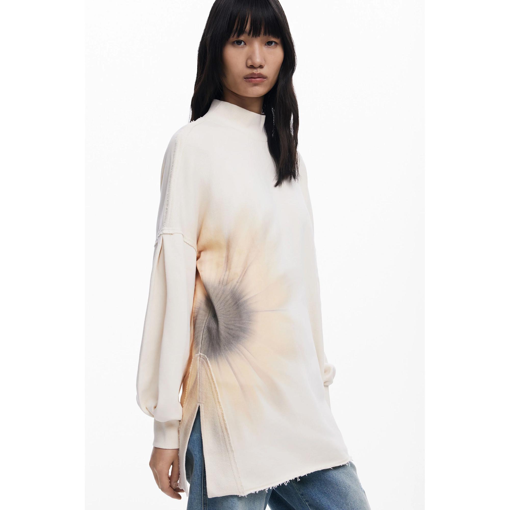 Desigual Sweatshirt Stehkragen Blumenmuster  