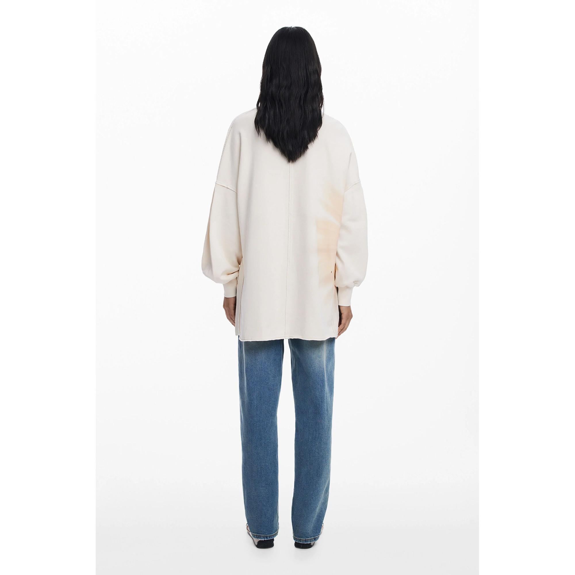 Desigual Sweatshirt Stehkragen Blumenmuster  