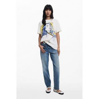 Desigual T-Shirt Imprimé Graphique  
