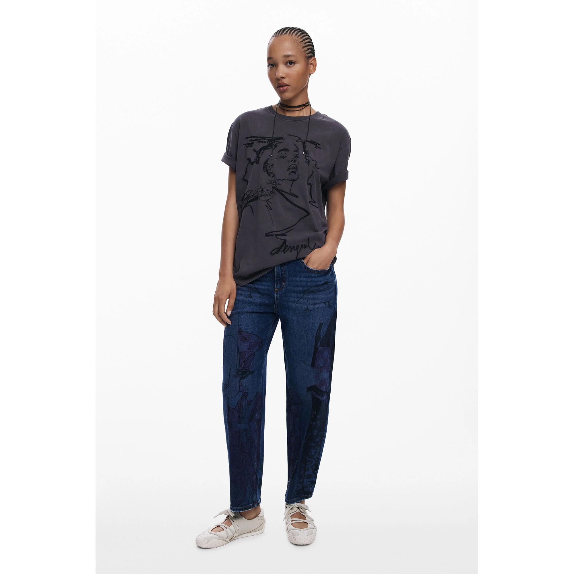 Desigual T-shirt avec motif brodé  