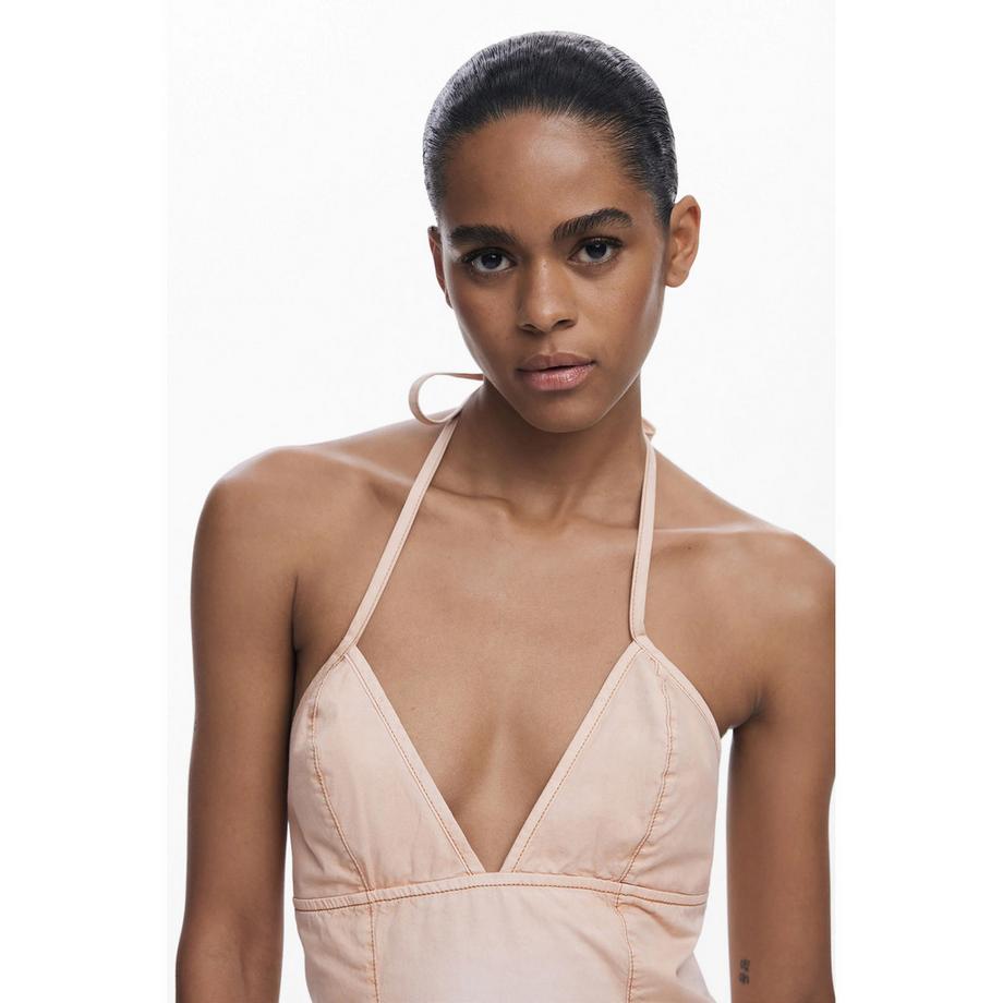 Desigual Neckholder Mini Kleid  