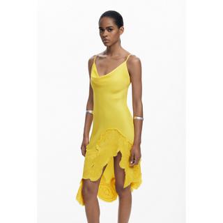 Desigual Ärmelloses Kleid mit Wasserfall-Ausschnitt  