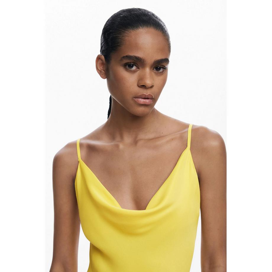 Desigual Vestito senza maniche scollo morbido  