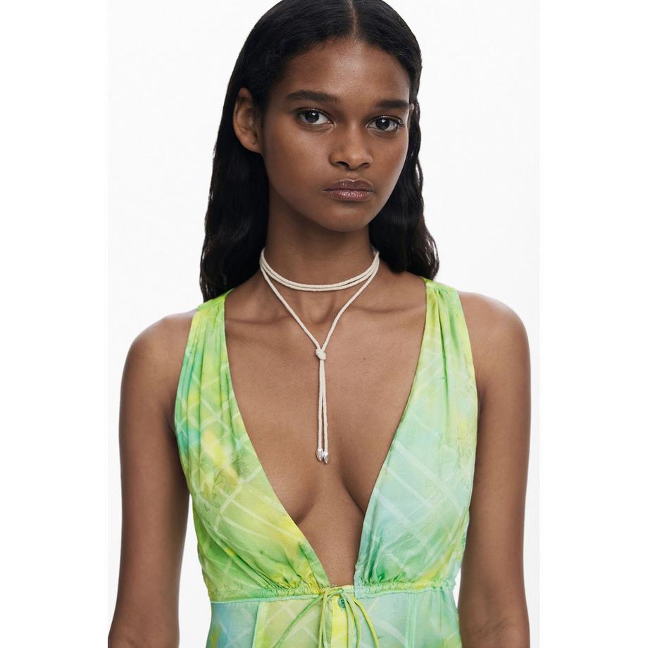 Desigual Robe Midi Sans Manches  