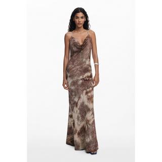 Desigual Maxikleid mit abstraktem Farbverlaufsmuster  