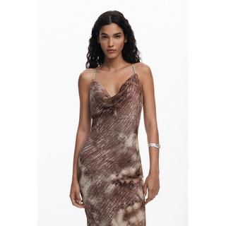 Desigual Maxikleid mit abstraktem Farbverlaufsmuster  