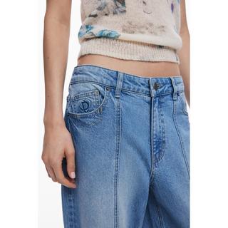 Desigual Jeans Gamba Dritta  
