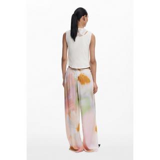 Desigual Palazzo Weite Beinhose mit Blumenmuster  
