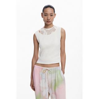 Desigual Palazzo Weite Beinhose mit Blumenmuster  