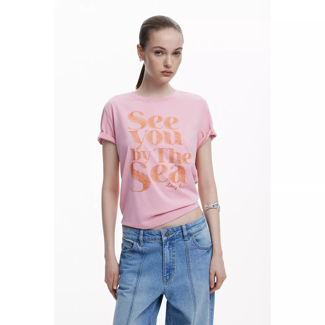 Desigual T-shirt conçue par mr. christian lacroix RED L female 5