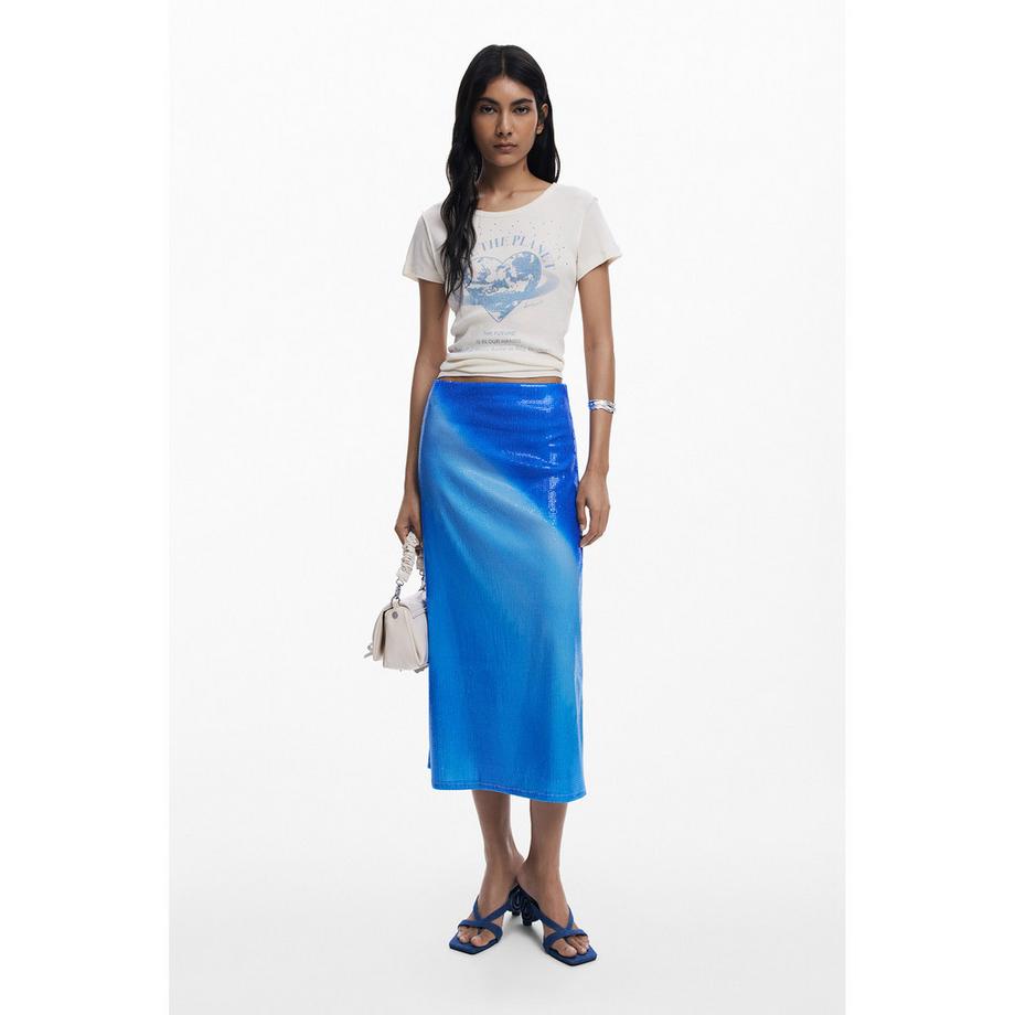 Desigual T-shirt con stampa grafica pianeta  