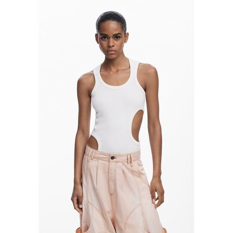 Desigual Schulterfreies Slim Fit Top  