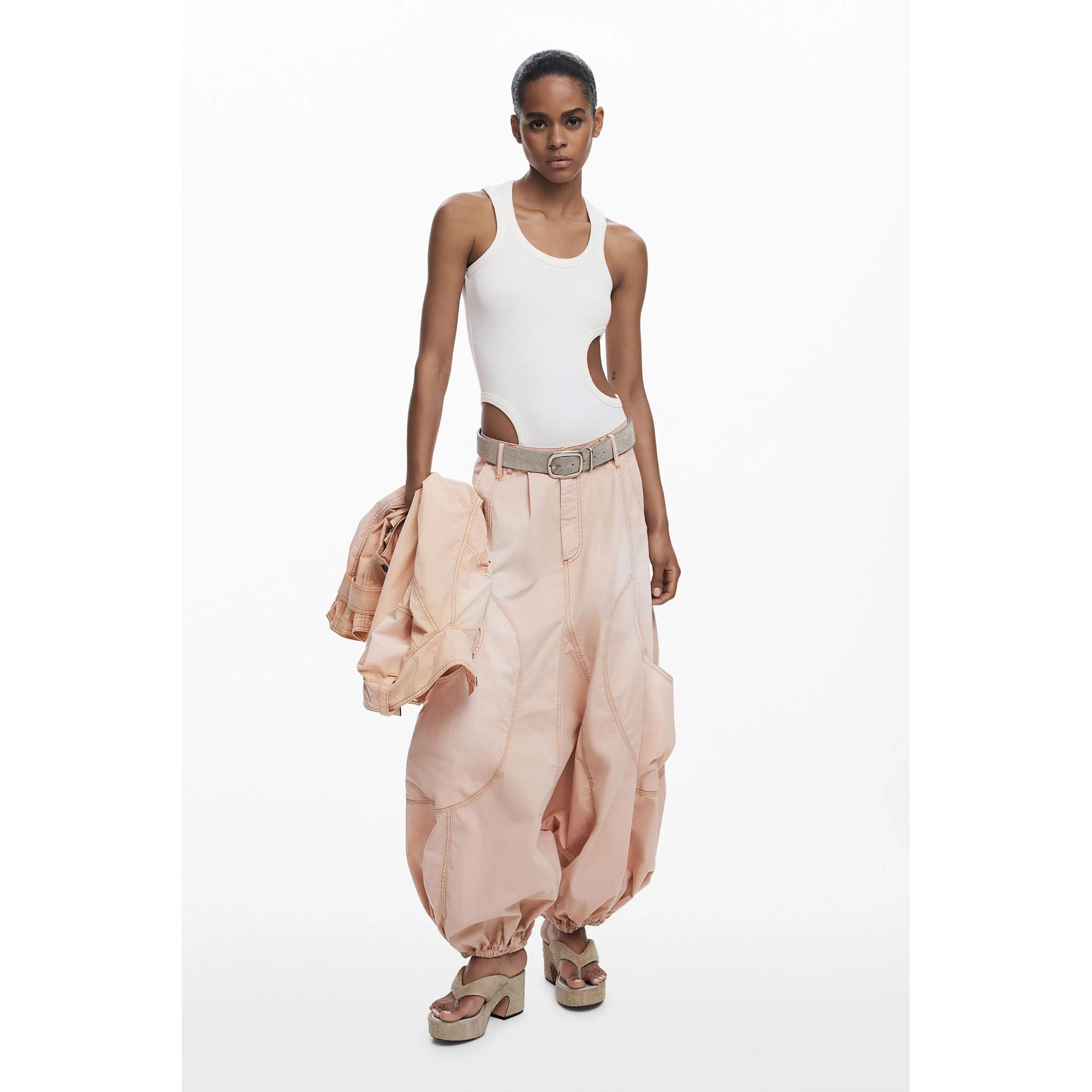 Desigual Schulterfreies Slim Fit Top  