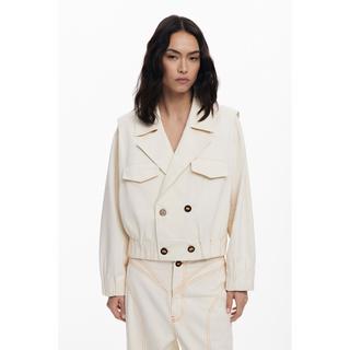 Desigual Giacca Trucker con Maniche Rimovibili  