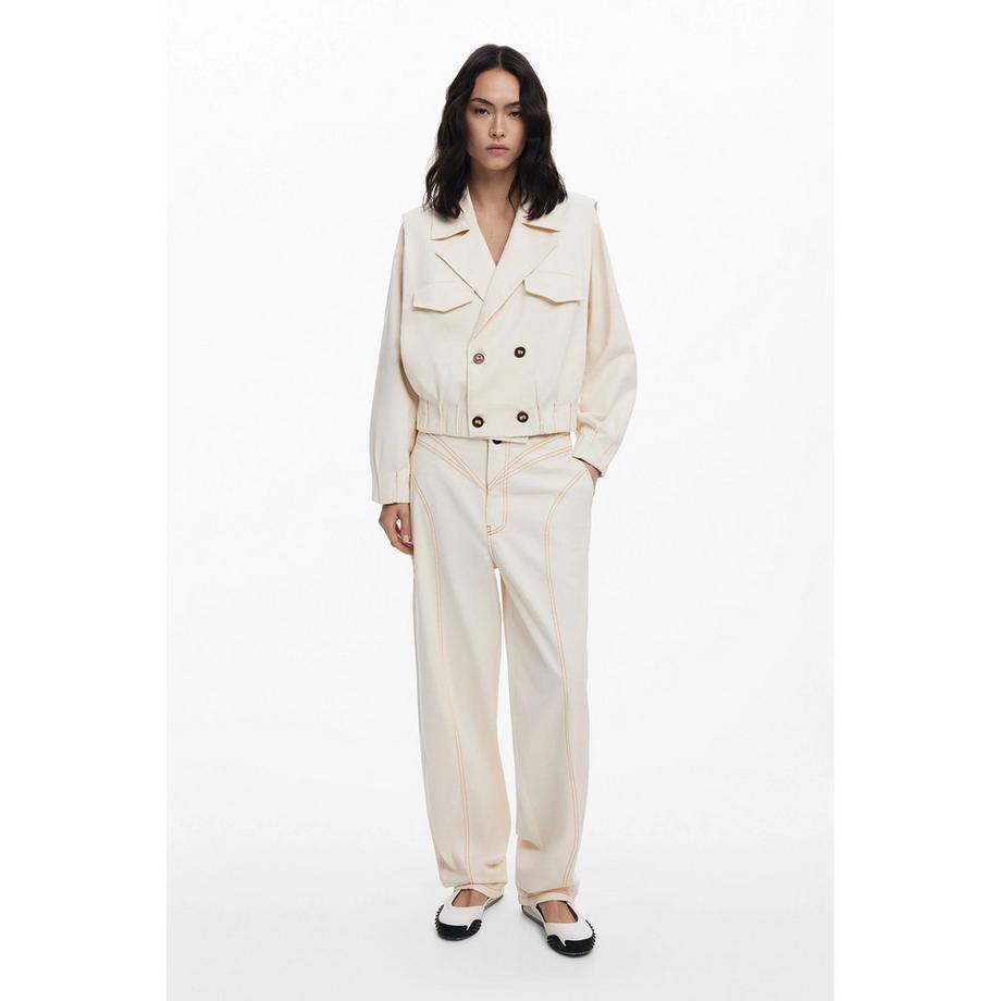 Desigual Trucker Jacke mit abnehmbaren Ärmeln  