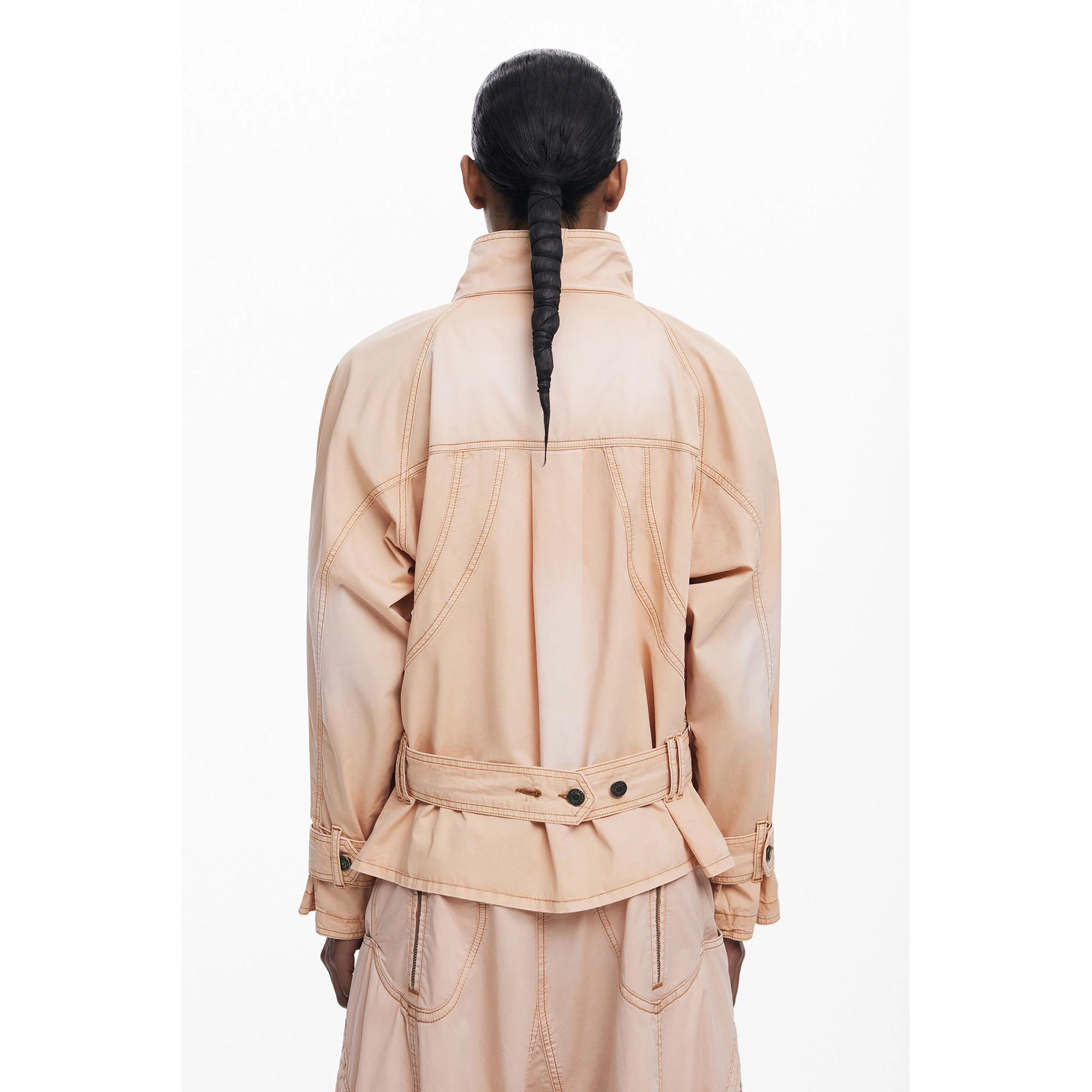 Desigual Giacca di Jeans con Collo Alto  