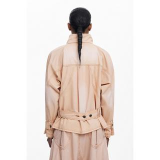 Desigual Giacca di Jeans con Collo Alto  