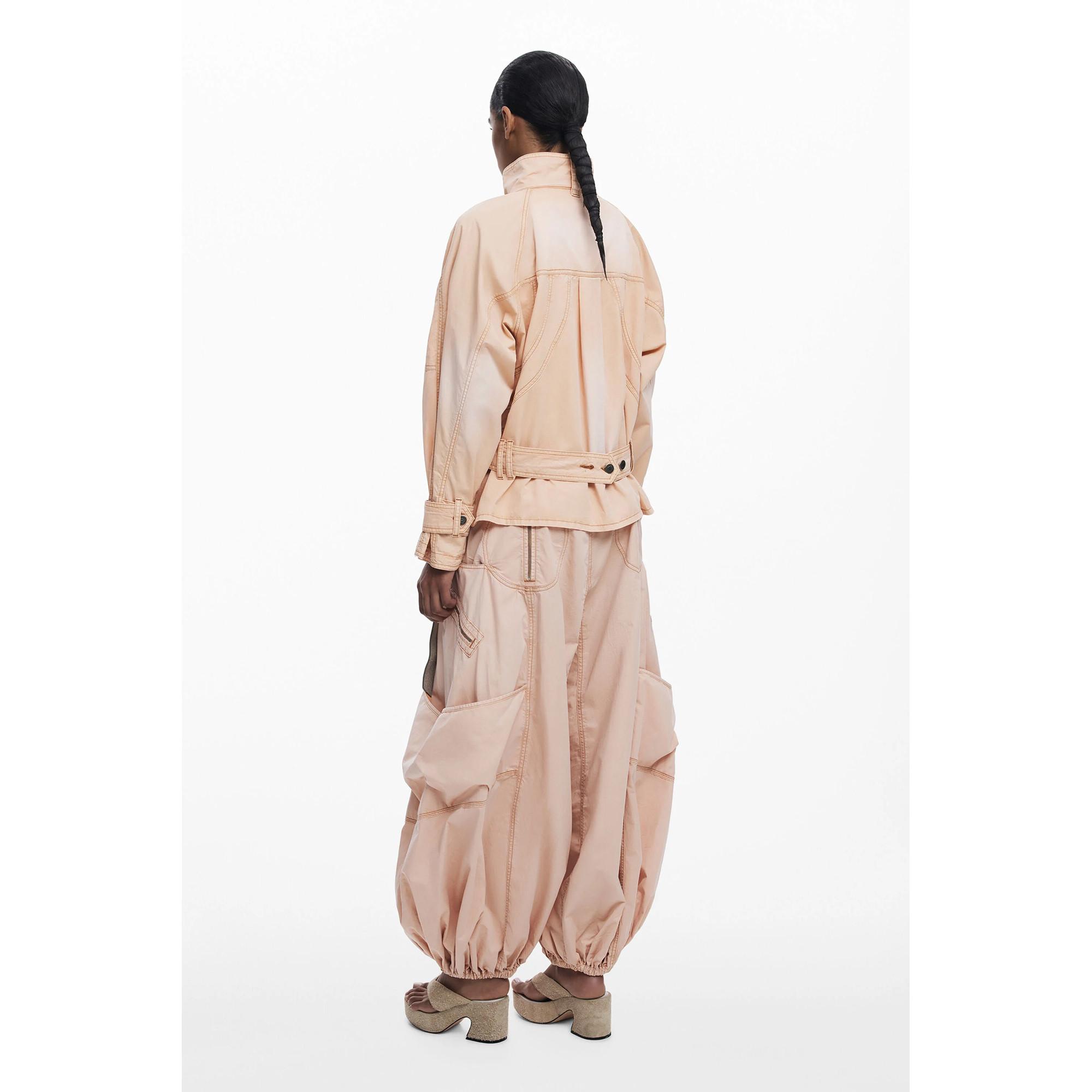 Desigual Giacca di Jeans con Collo Alto  