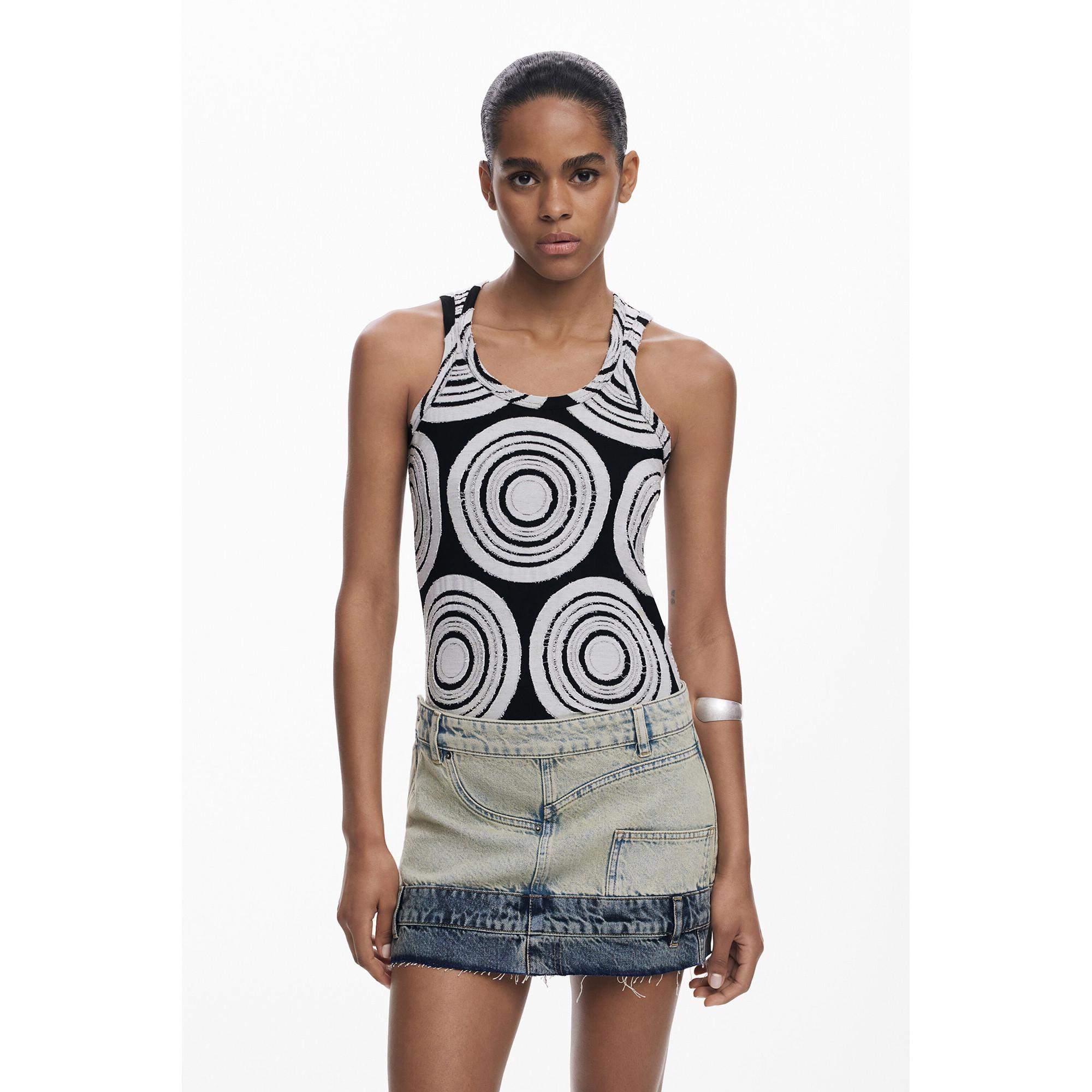 Desigual T-Shirt mit Runddruck  