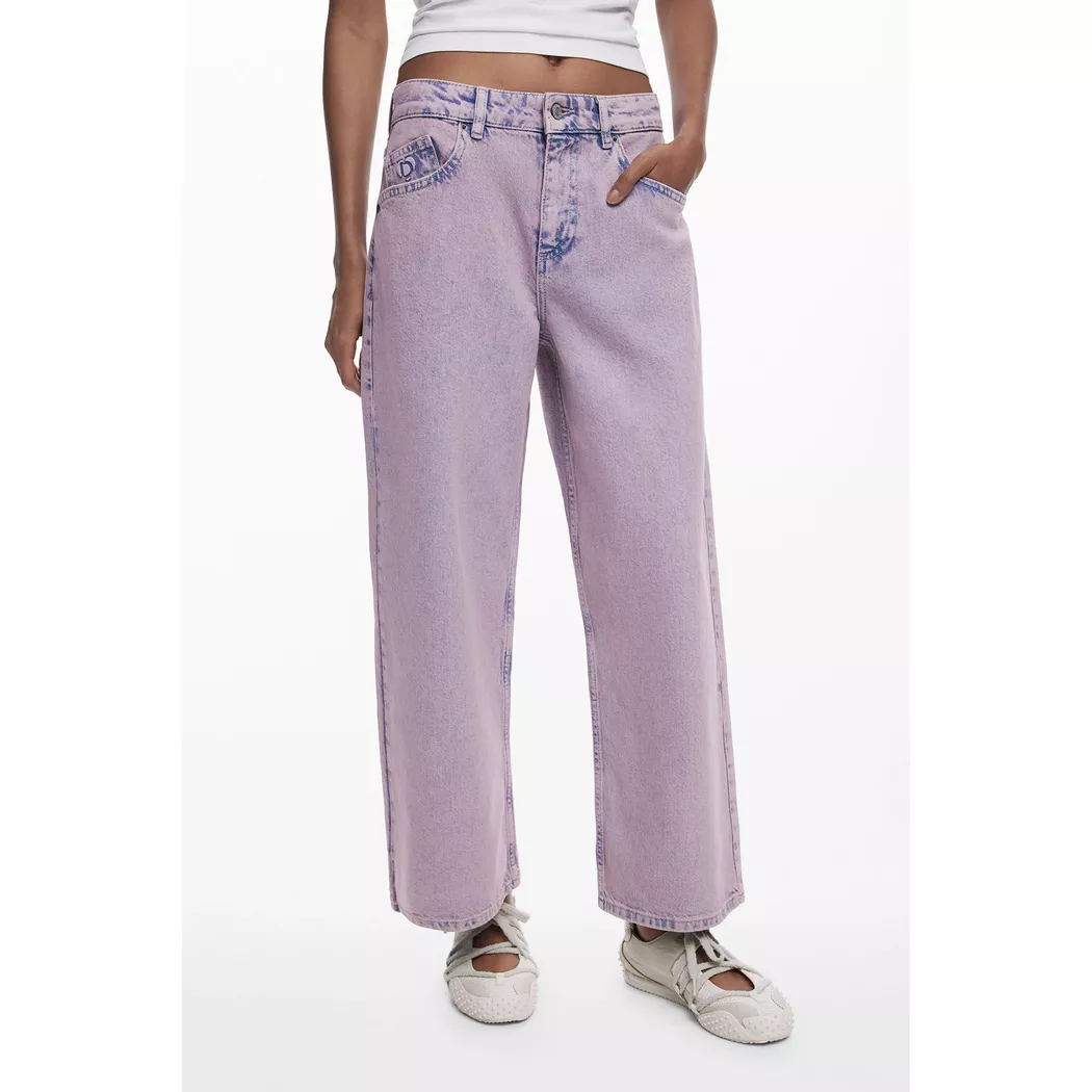Desigual - Jeans, für Damen, Rouge Größe 34