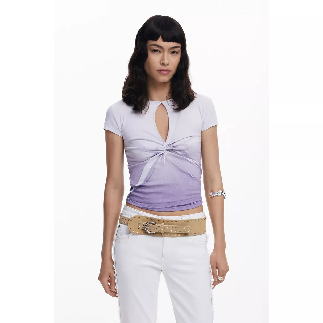 Desigual - T-Shirt, für Damen, Lila, Größe M