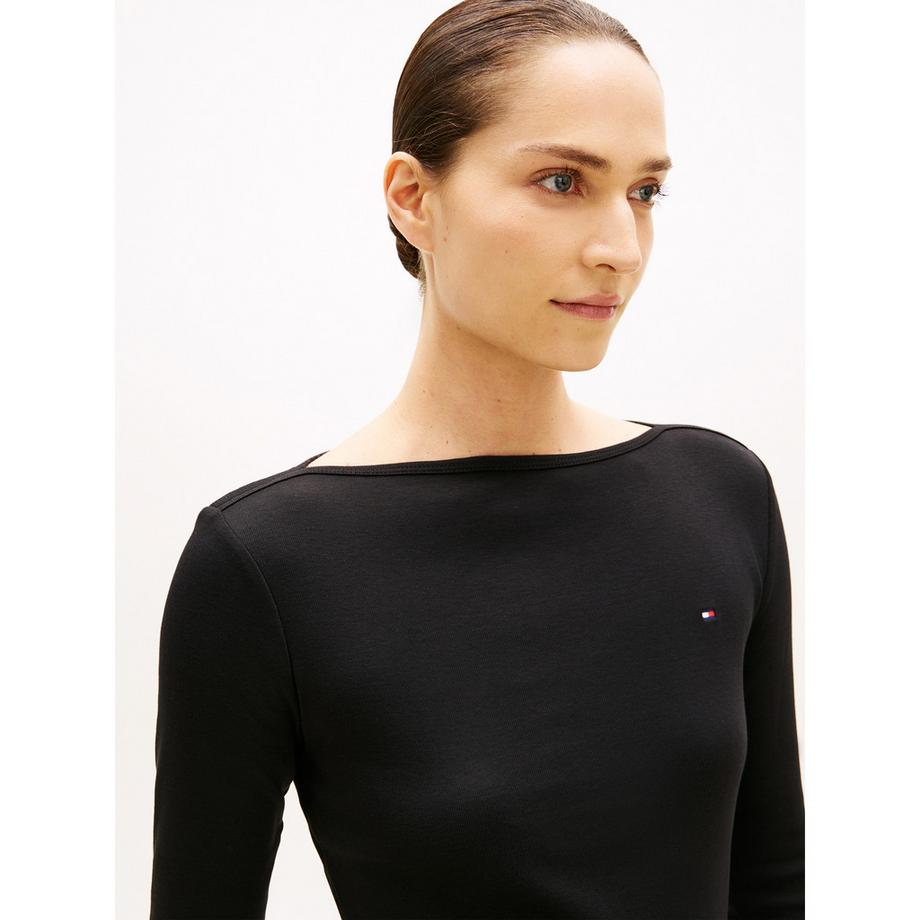 TOMMY HILFIGER New Cody T-Shirt Rayé Col Bateau  