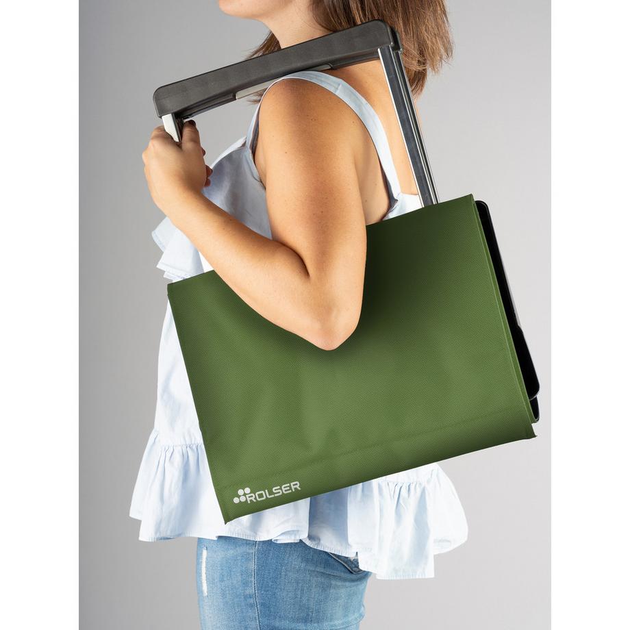 ROLSER Carrello della spesa PLEGMATIC KAKI (PLE001-K), 40L 