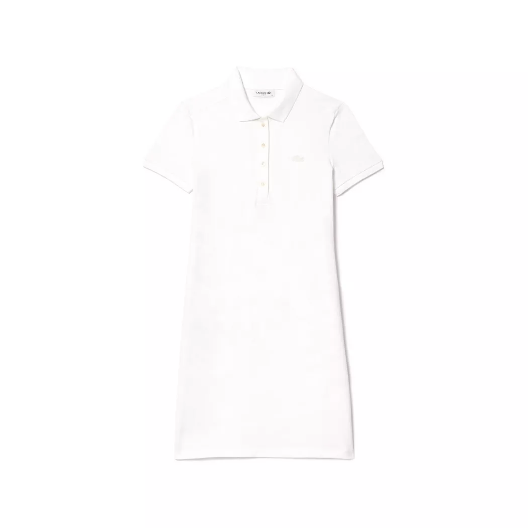 Lacoste - Kleid, für Damen, Weiss, Größe 42