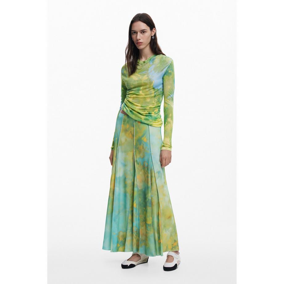 Desigual Sweat-shirt Tie Dye Manches Longues  