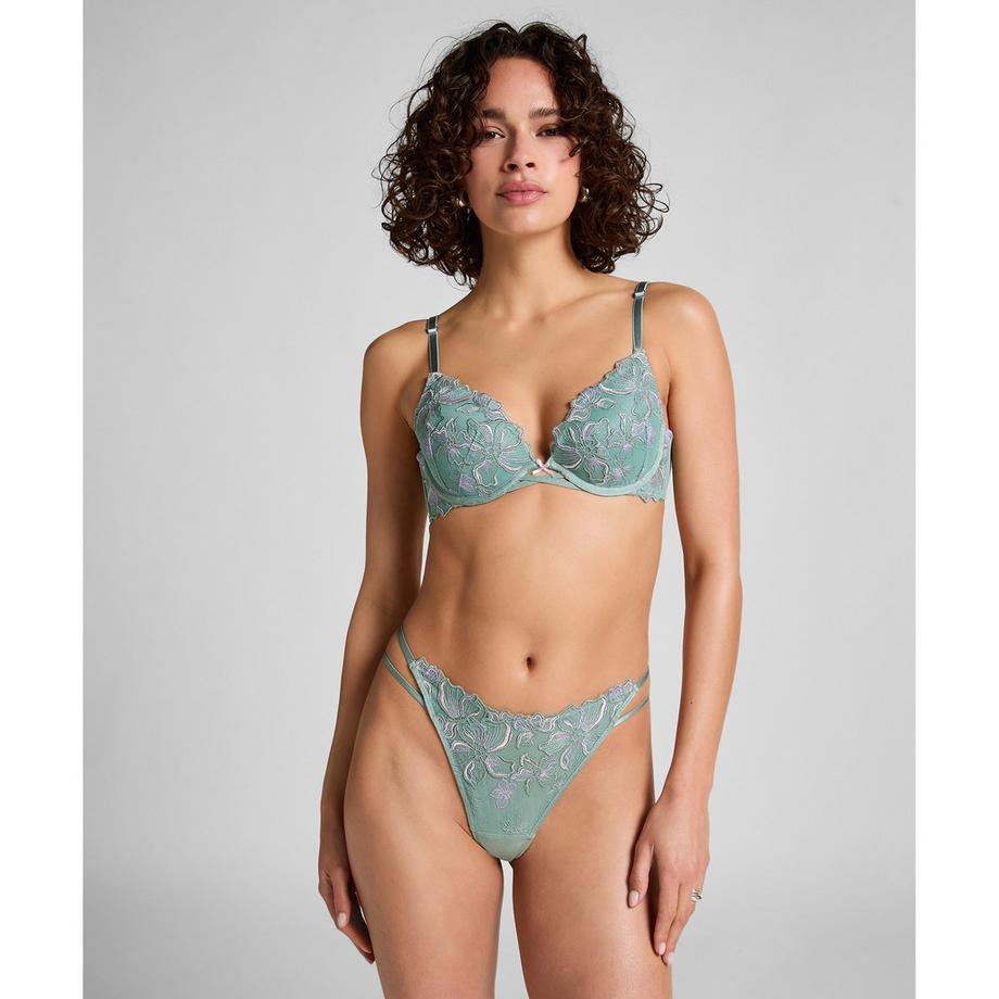 Hunkemöller Blumenbestickter Tanga Slip  