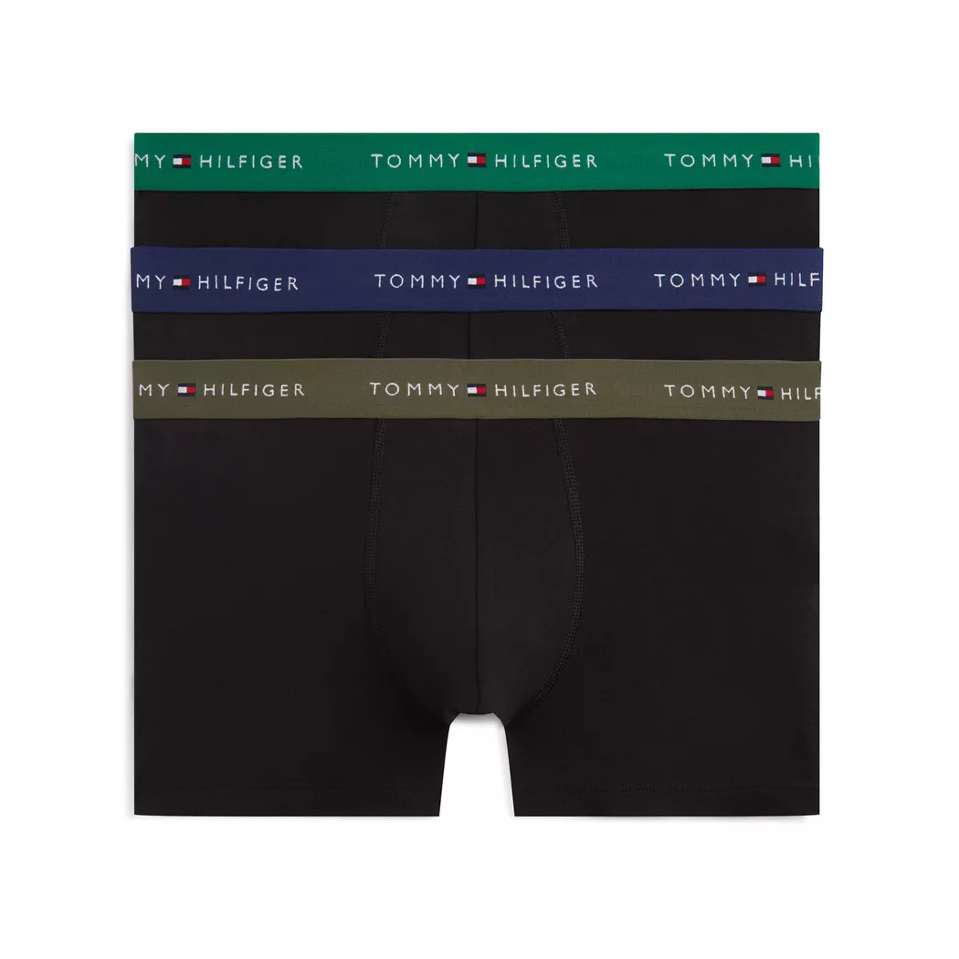 Tommy Hilfiger Boxers Um0um03890 Trunk 3 Unités Black / Black / Black XL Homme