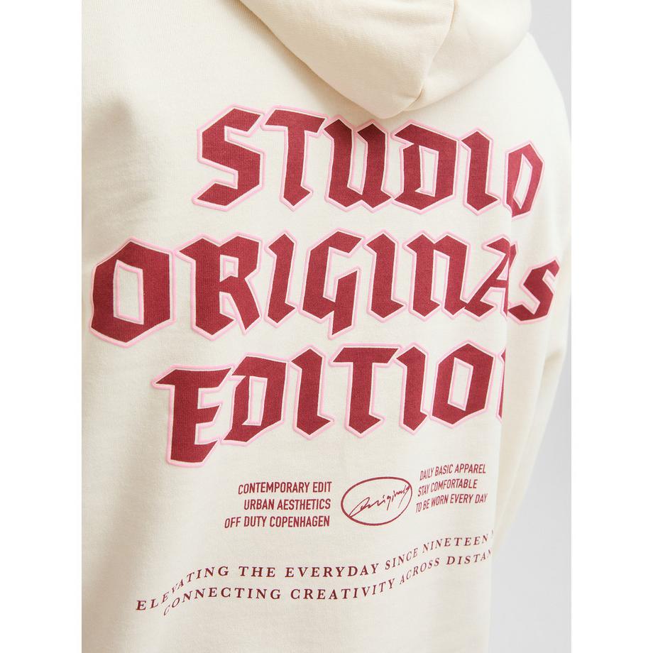 JACK & JONES Hoodie mit Pigmentprint  