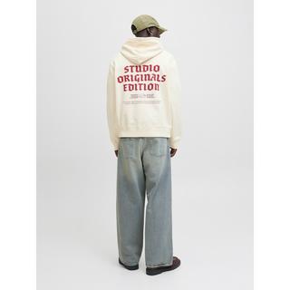 JACK & JONES Hoodie mit Pigmentprint  