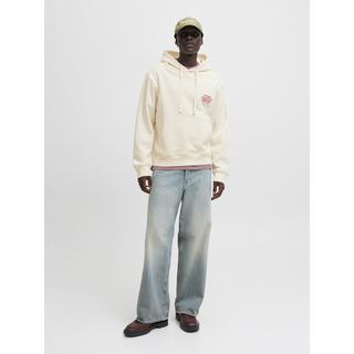 JACK & JONES Hoodie mit Pigmentprint  