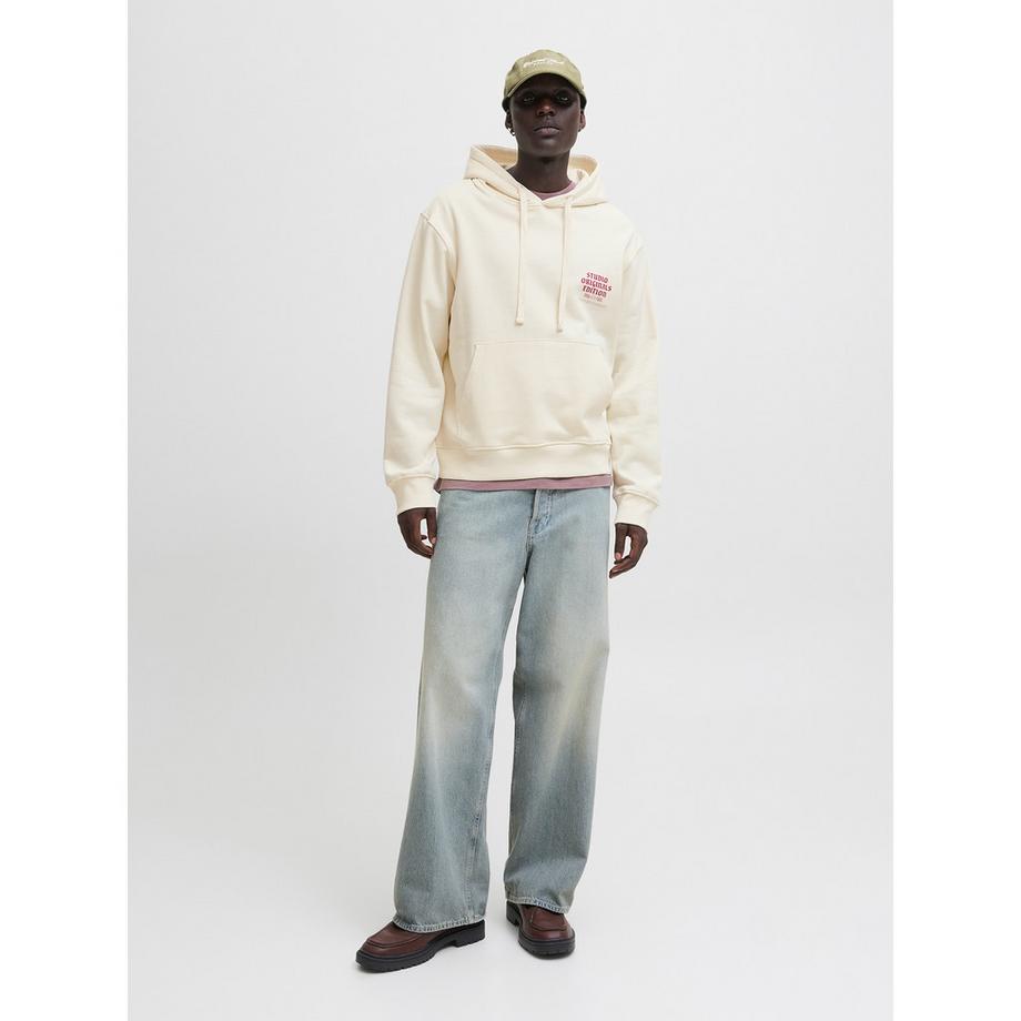 JACK & JONES Hoodie mit Pigmentprint  